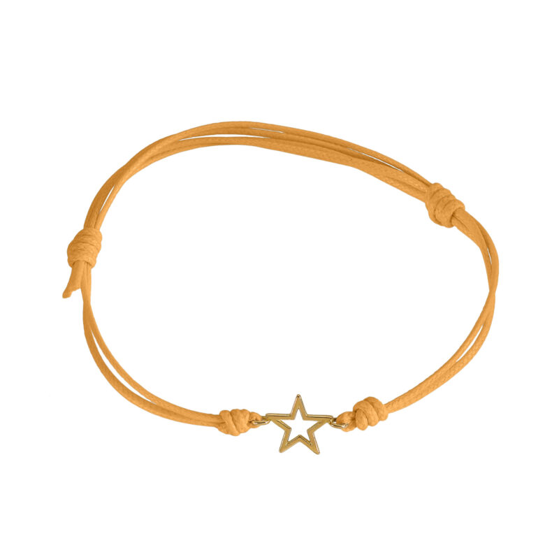 Star wire cord bracelet