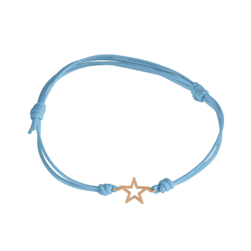 Star wire cord bracelet