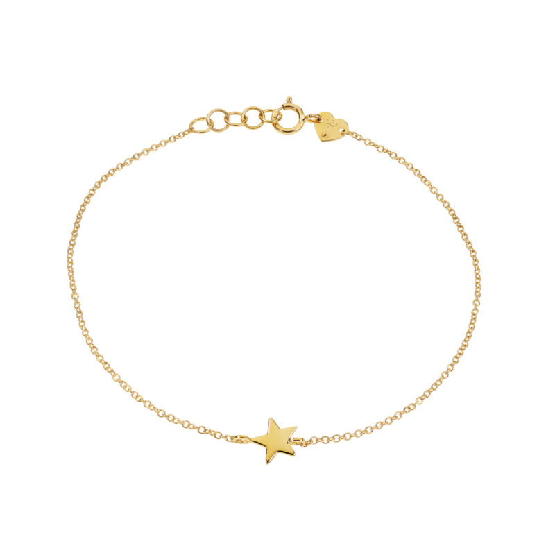 Chain bracelet with star plate